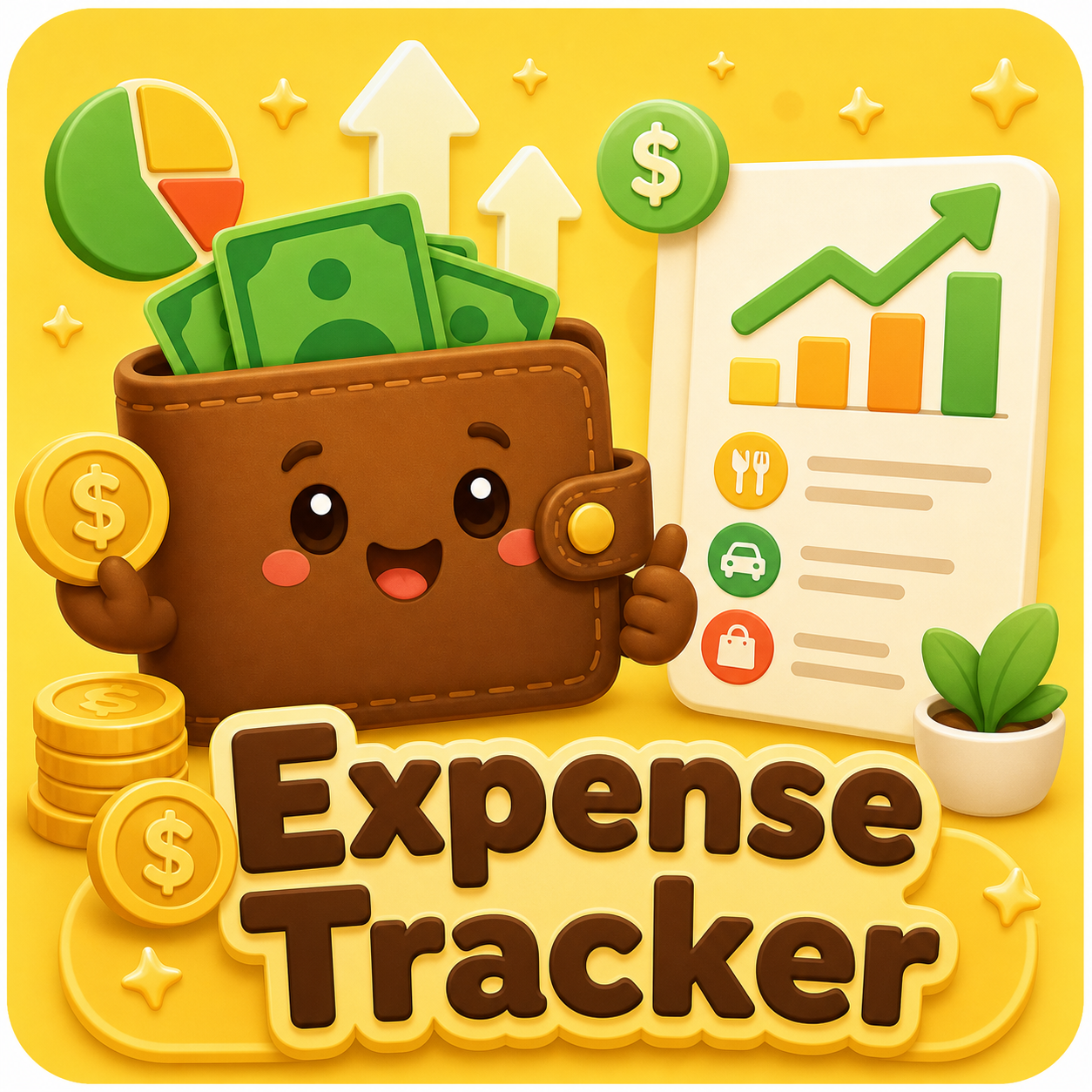 Expense Tracker cartoon project thumbnail
