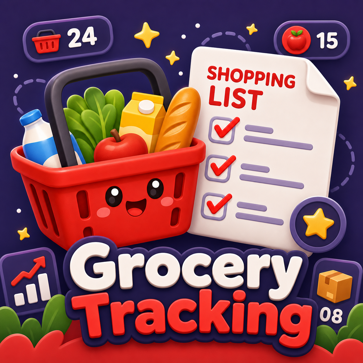 Grocery Tracking Program cartoon thumbnail