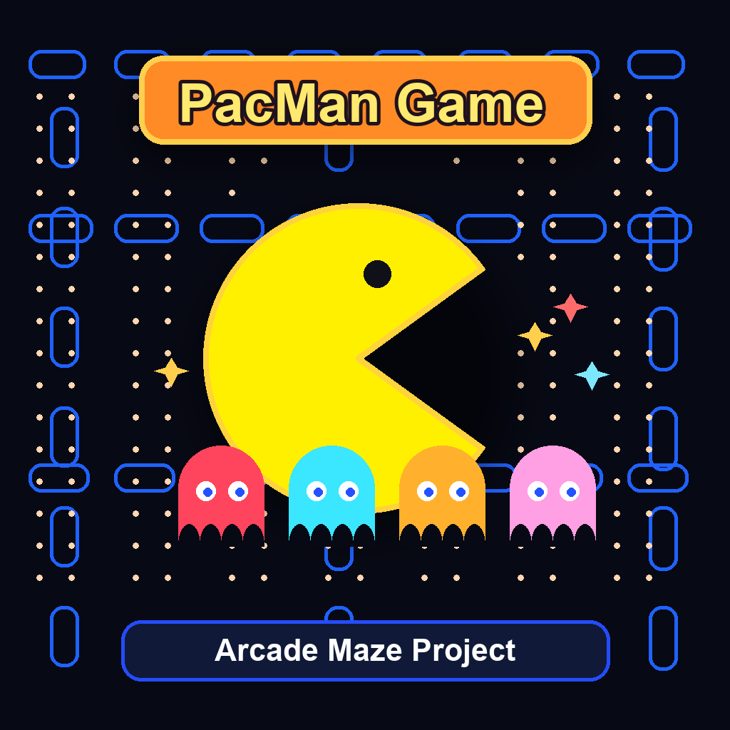 PacMan Game cartoon project thumbnail